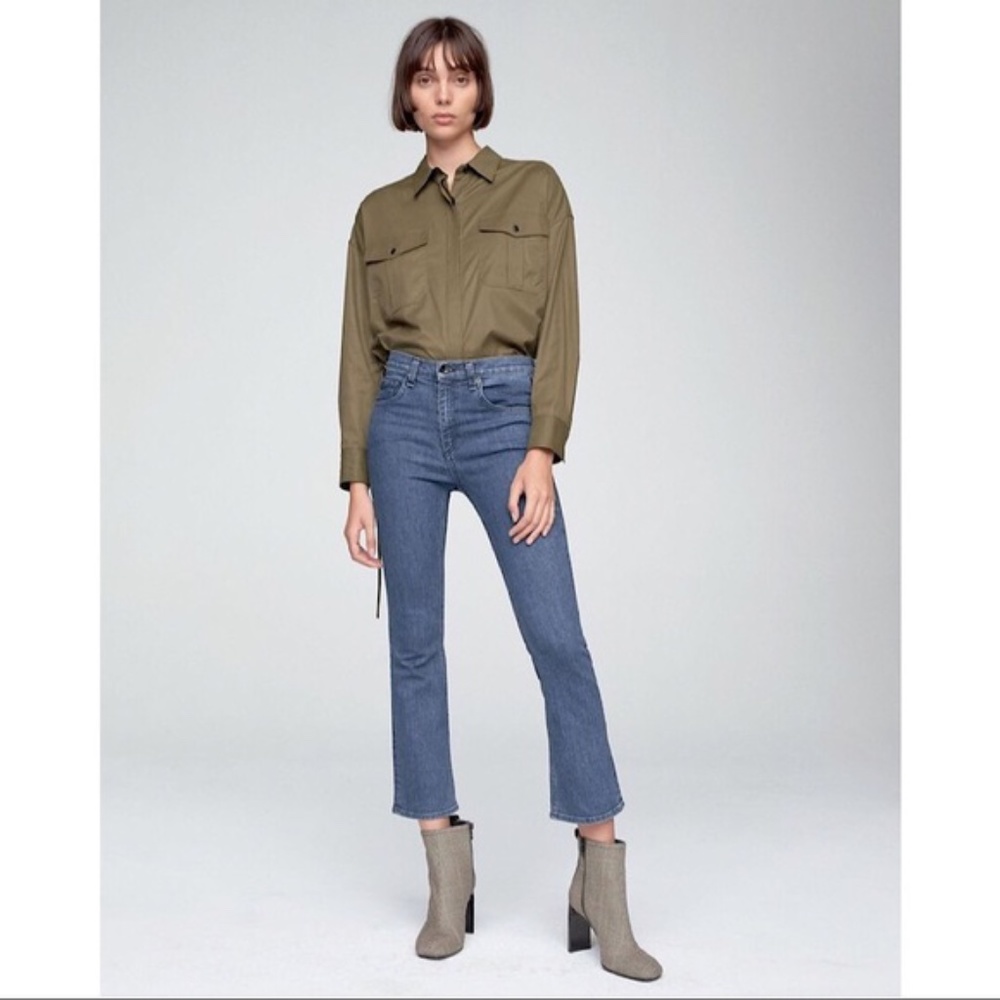 NWT Rag & Bone Hana Cropped Jeans